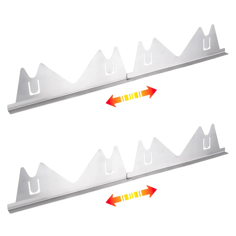 Stainless Steel Adjustable Stove Top Gap Filler