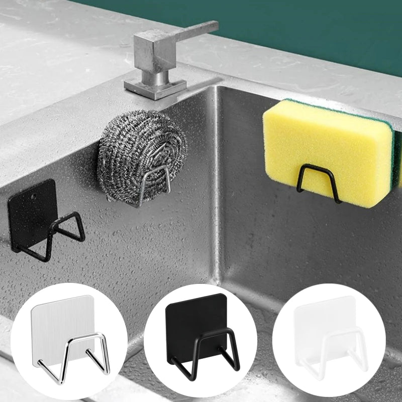 Stainless Steel Sink Sponges Holder Self Adhesive
