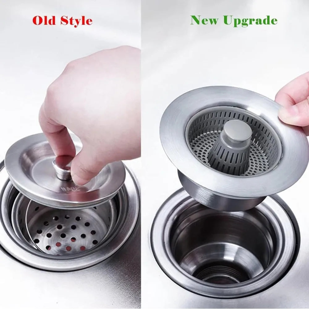 3 in 1 Sink Strainer Kitchen Tool