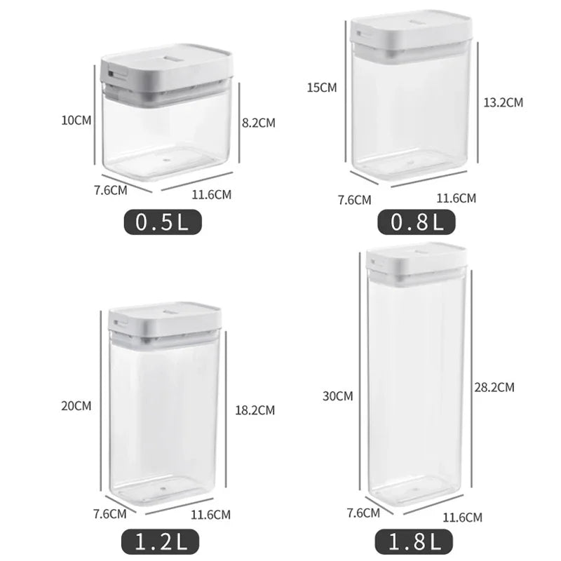 Transparent Food Storage Container