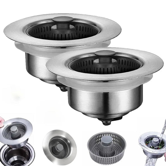 3 in 1 Sink Strainer Kitchen Tool