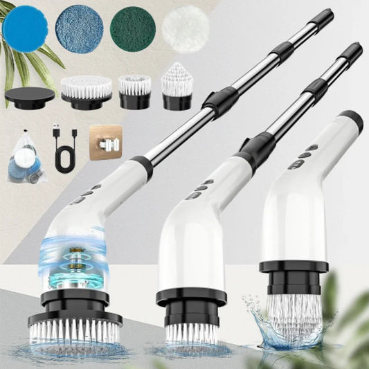 7Pcs Electric Scrubber Spin Cleaning Brush