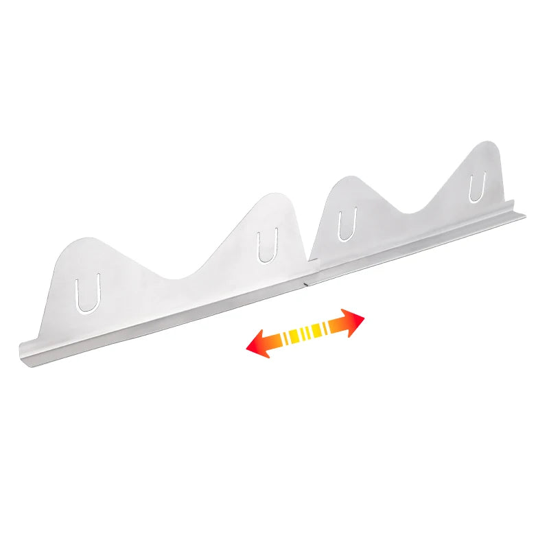 Stainless Steel Adjustable Stove Top Gap Filler