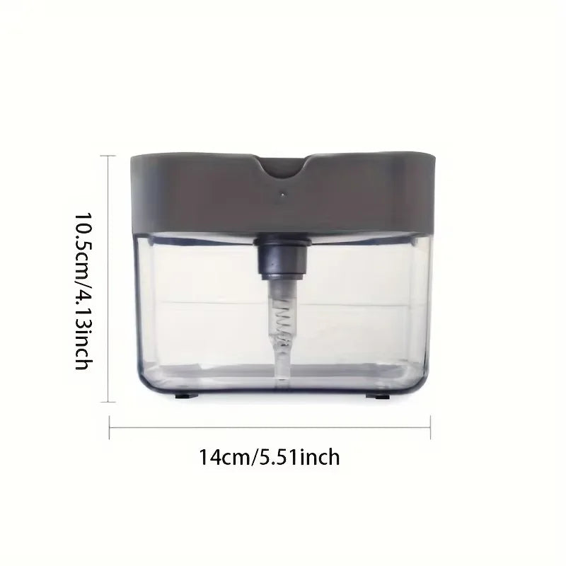 Dish Soap Dispenser with Sponge Holder